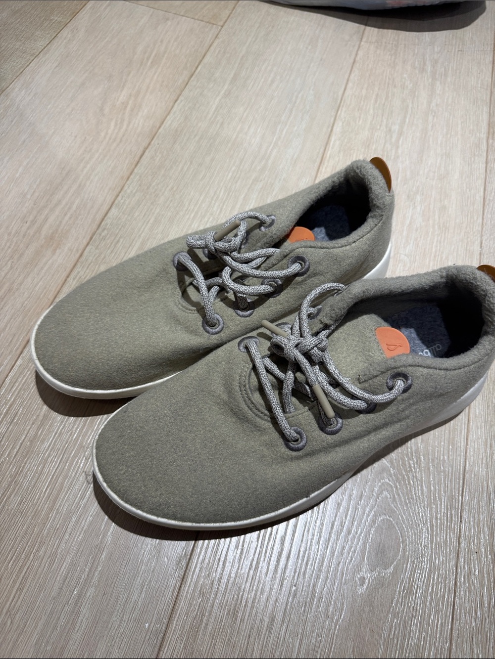 Men's Allbirds Casual Olive Green wool Sneakers